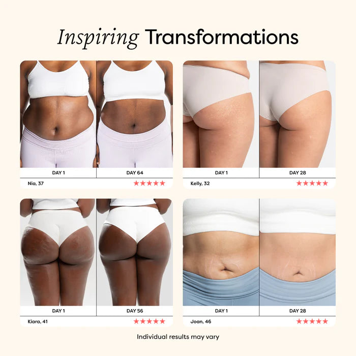 Tone and Firm in 8 Weeks with Just 15 Minutes a Day from Home. Painless and Clinically Proven.
